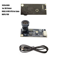 2MP HD USB Camera Module for 3D Printer 1920x1080 Fixed Focus 130 Degrees Free Drive USB2.0 UVC OTG for Linux