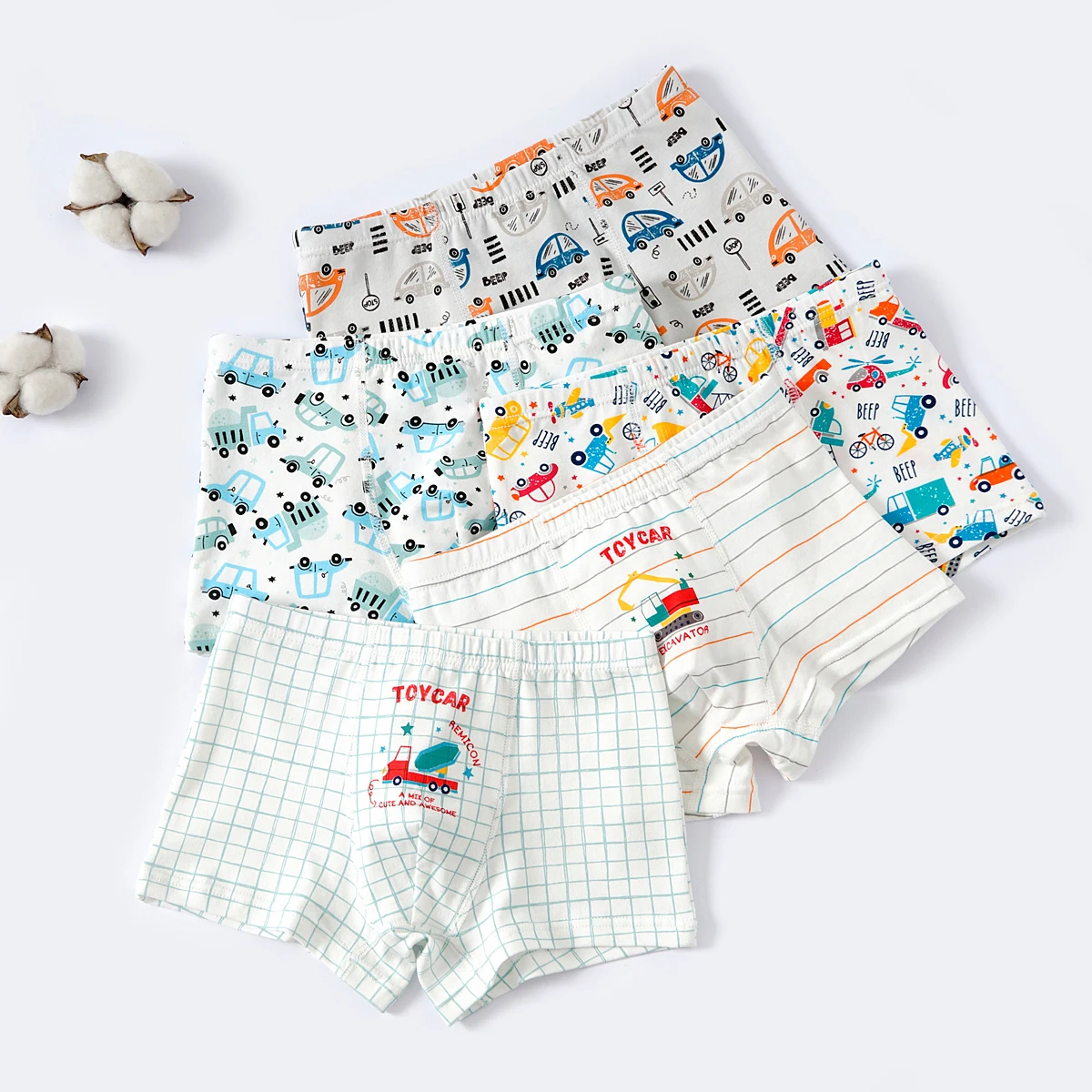 Children\'s underwear cotton boys and teenagers boxer shorts boxer shorts 5-PCS