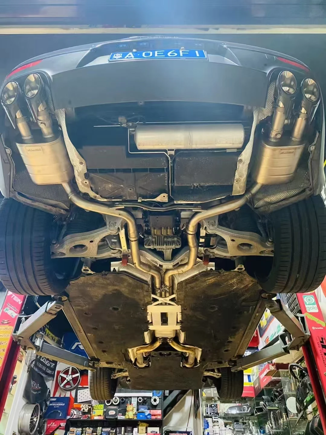 JTLD Performance 304SS Stainless Steel Turbo Catback Exhaust For Porsche Panamera V6 /970 3.0L