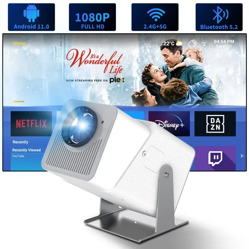 Mini projector home bedroom dormitory family high definition wall projection mobile phone screen projection