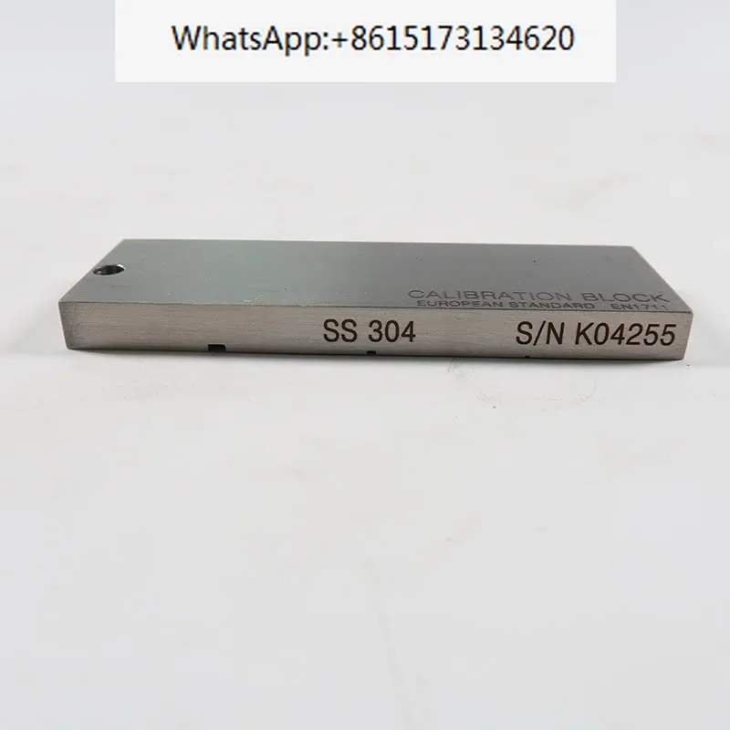 Eddy current cal blocks EDM block material : 304 stainless steel