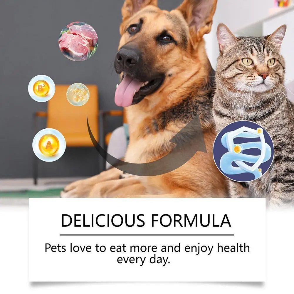 Pet Probiotic Supplement Dog Food Additive Cat Oral Cleanse Vomiting Diarrhea Solution Pet Care Accessories