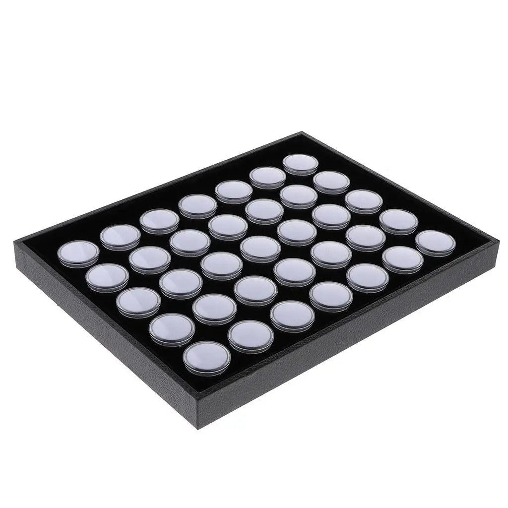 

35 Grids Jewelry Gem Gemstone Storage Collection Display Box Case Organizer 300 x 25m