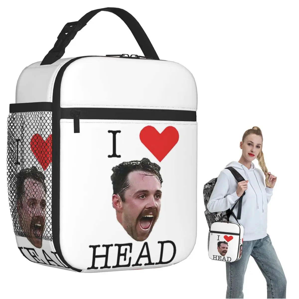 

I Love Travis: Термосумка для обедов и еды, портативный ланч-бокс для женщин и детей