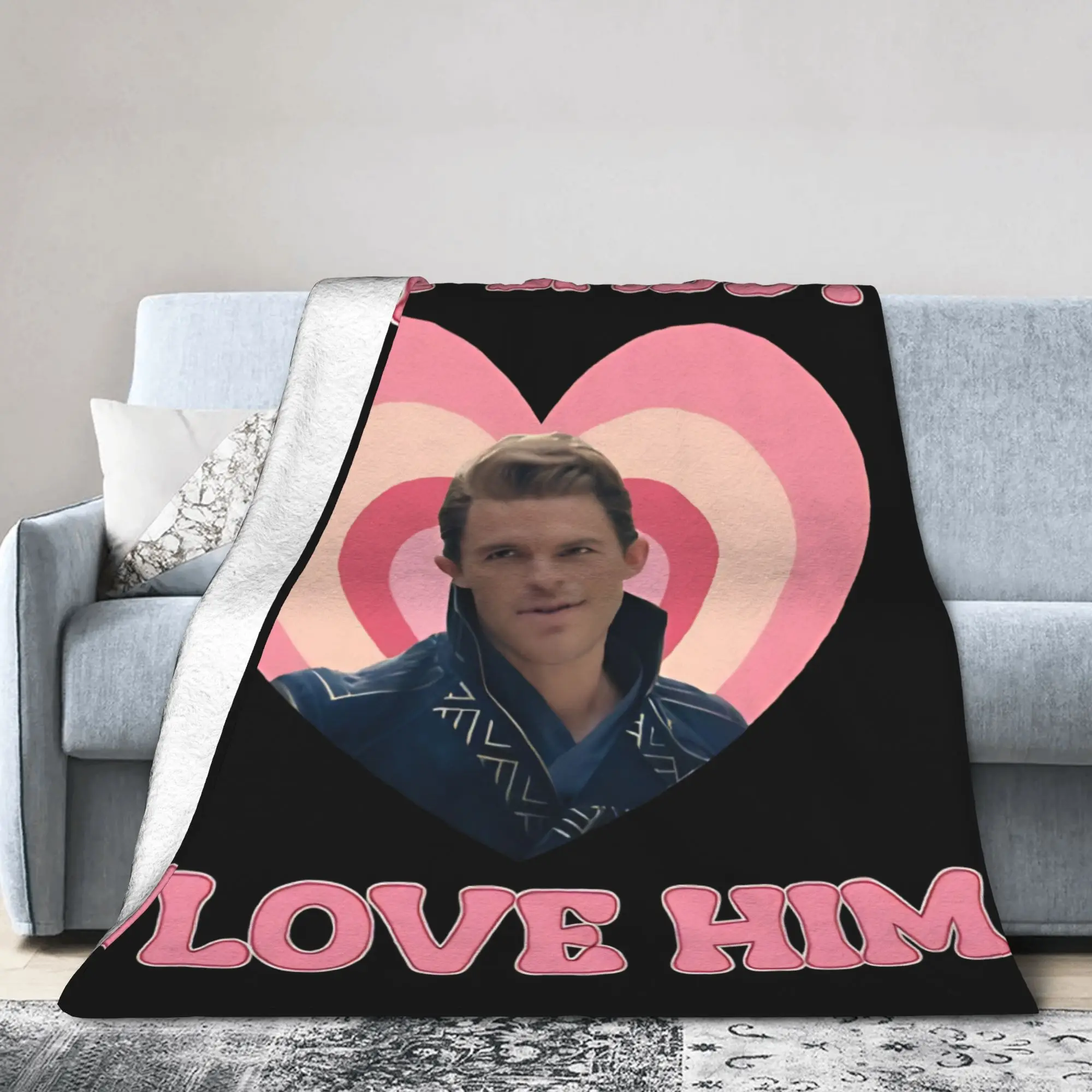 Coperte calde per bambini Viaggio in aereo Jonathan Bailey Coperta da tiro Copriletto in flanella per sedia Divano letto Copriletto modello