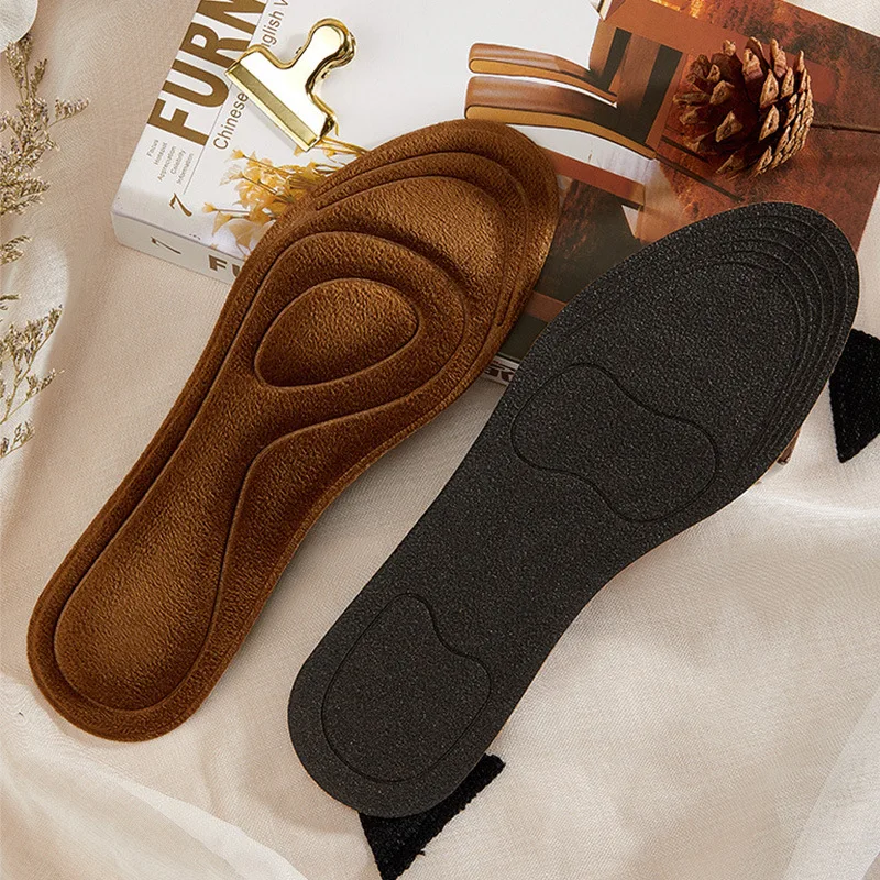 Thermal Insoles for Feet Winter Thermal Thicken Memory Foam Shoe Pads Men Women Sports Shoes Autumn Winter Shoes Pads