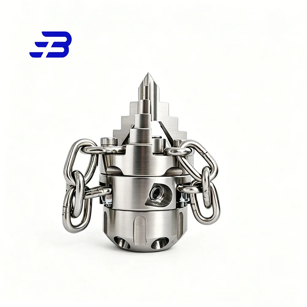 Rotating Nozzle High Pressure Drain Cleaning Nozzles Pipeline Dredging Cleaning Ceramics Sewer Jetter Chain G1/2
