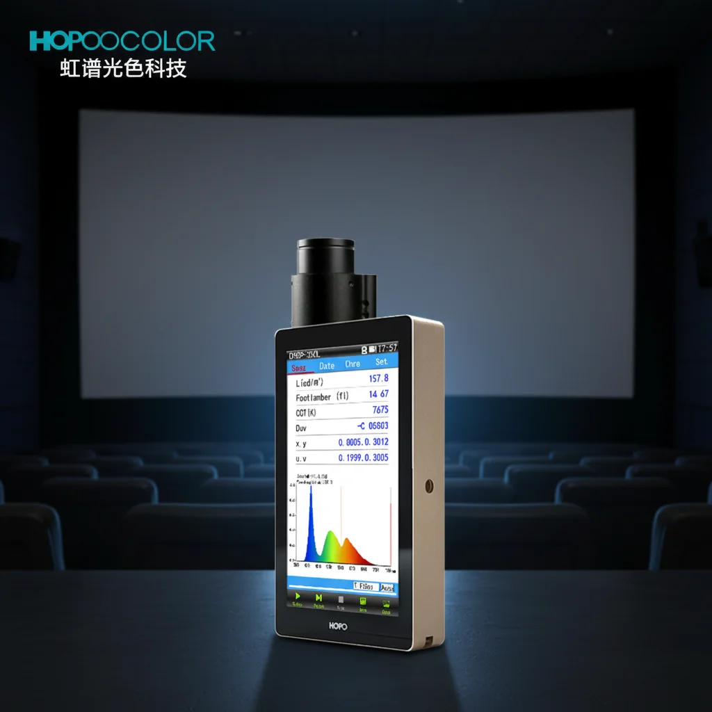 

Hopoocolor OHSP-350L Cinema Spectrometer foot lamberts with Laser Alignment for Display Screen Test