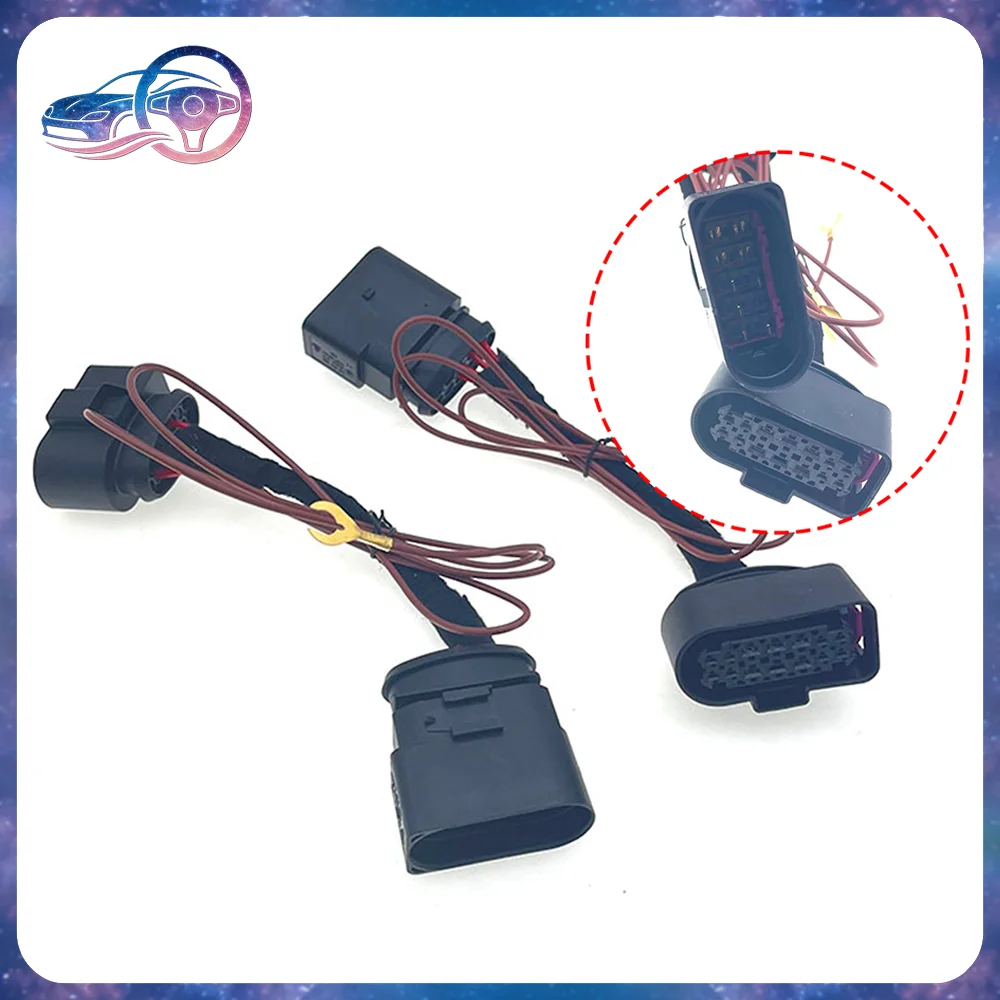Headlight Conversion adaptor cable halogen to xenon led DRL For GOLFGTI GOLF 6 MK6