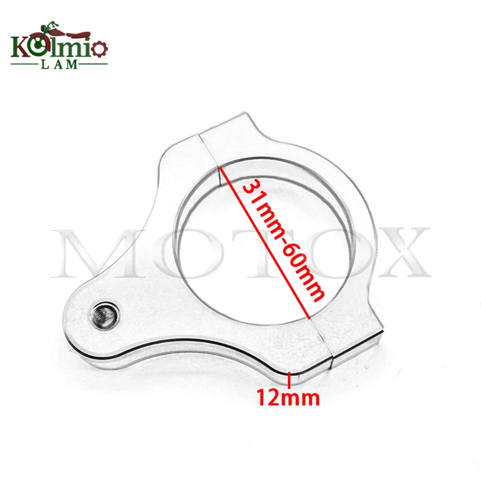 Fit For 31MM-60MM Universal Motorcycle Aluminium Steering Damper Fork Frame Mounting Clamp Bracket