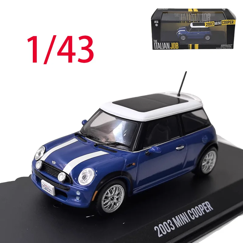 

Diecast 1/43 Scale MINI Alloy Car Model Mini COOPER ITALIAN JOB 2003 Play Vehicles Toys for Boys Original Box