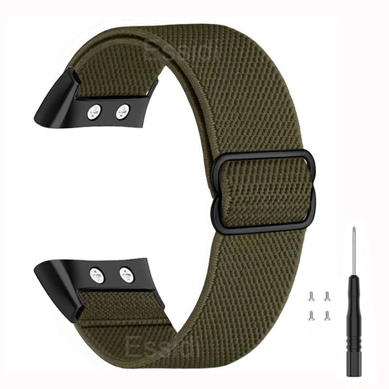 Спортивный эластичный нейлоновый ремешок для Garmin Forerunner 45 45S, женские и мужские часы Solo, браслет-петля для Garmin Swim 2 Correa