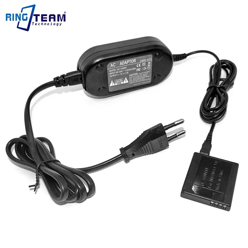 

DMW AC5 DMW-AC5 DMW-AC5PP/AC5G Power Adapter Charger for Panasonic Lumix DMC-FS12 FS15 FS20 FS25 FS3 FS30 FS33 FS4 FS42 FS62 FS8