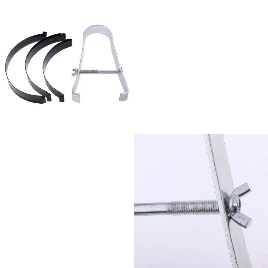 

Motorcycle Bike Piston Rings Holding Compressor Tool 48mm-57mm-70mm Cylinder Installer for Most Engines