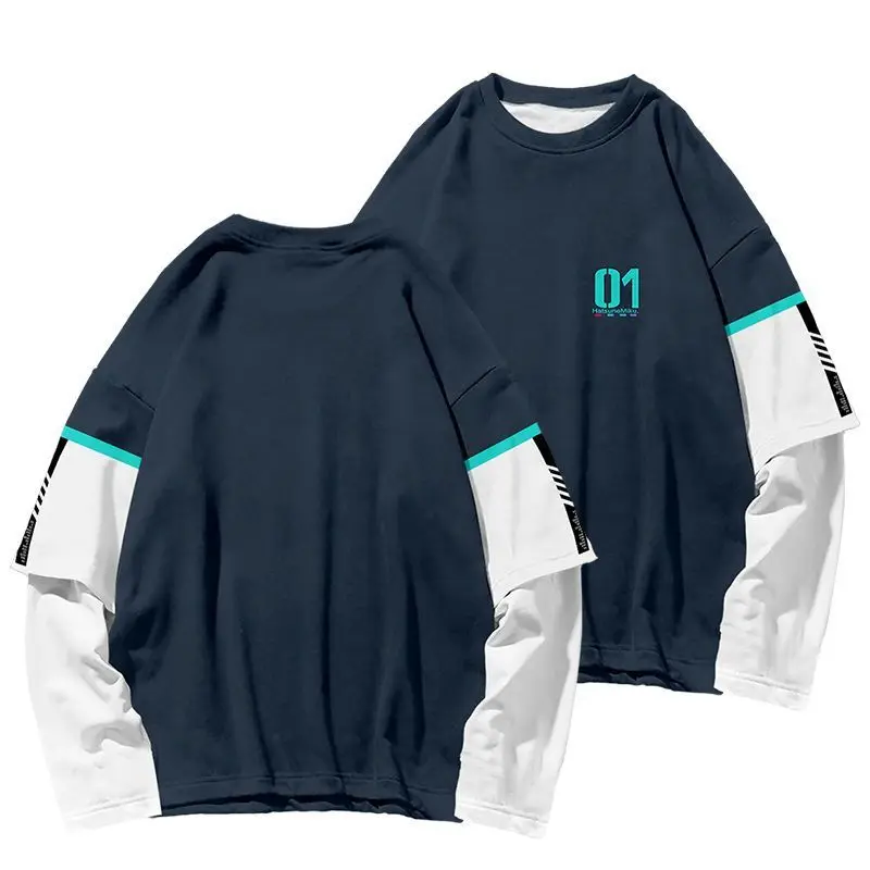 NEW Anime Hatsune Miku Peripheral Two Dimensional Pattern Autumn and Winter Warm Sweatshirt Surprise Birthday Christmas Gifts