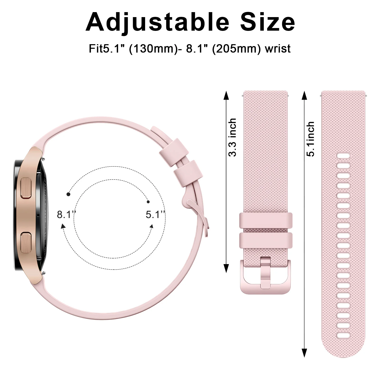 Silicone Strap For Haylou RS4 Plus/LS02/ RS4 LS12 Band Watchband Bracelet Wristband For Xiaomi Mibro Lite/Mibro Color Air Strap