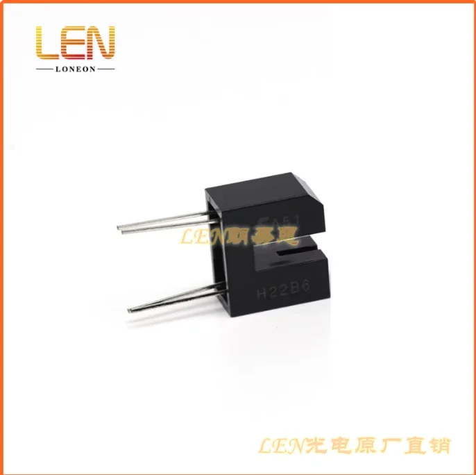 10pcs H22B6 transmissive photoelectric switch photoelectric sensor fairy child groove type optocoupler groove width 3mm chopper