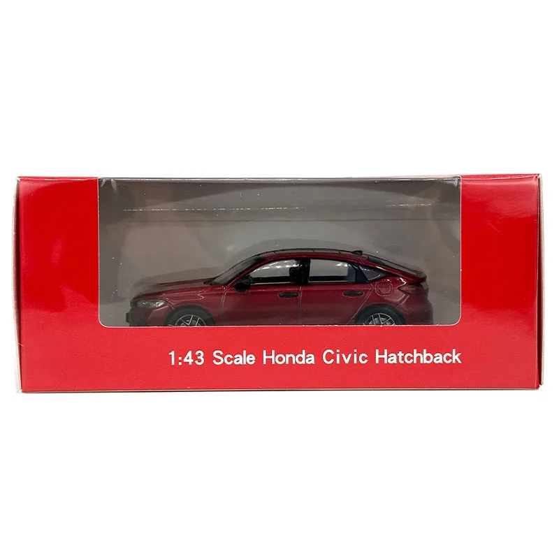 1:43 honda civic hatchback 2023 modelo de carro 1:43 escala liga diecast modelo de carro em miniatura brinquedos para adultos crianças hobby coleção