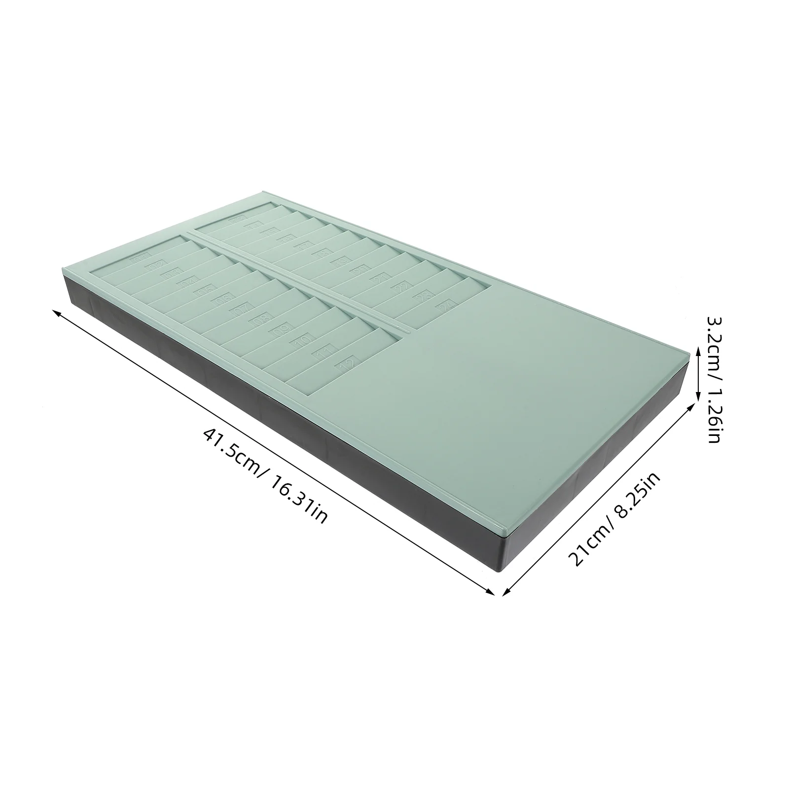 24 Slots Attendance Machine Card Holder Cards Accessory Vintage Time Storage Rack Offical Organizer for Staff