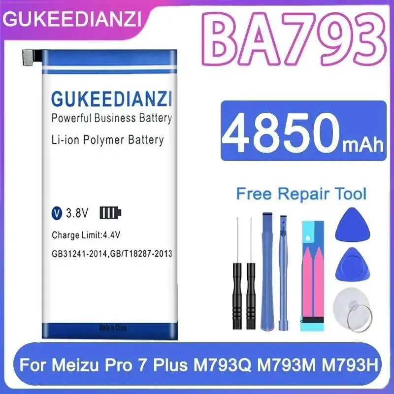 

BA793 4850Mah Good Low-Temperature Performance High Capacity Mobile Phone Battery For Meizu Pro 7 Plus M793Q M793M M793H
