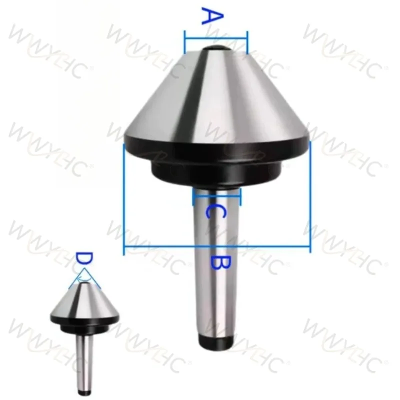 Suitable for 2 , 3 , 4 , and 5 # Rotary Top Needle Lathes, Wear-resistant Large Head Active Top Umbrella Type
