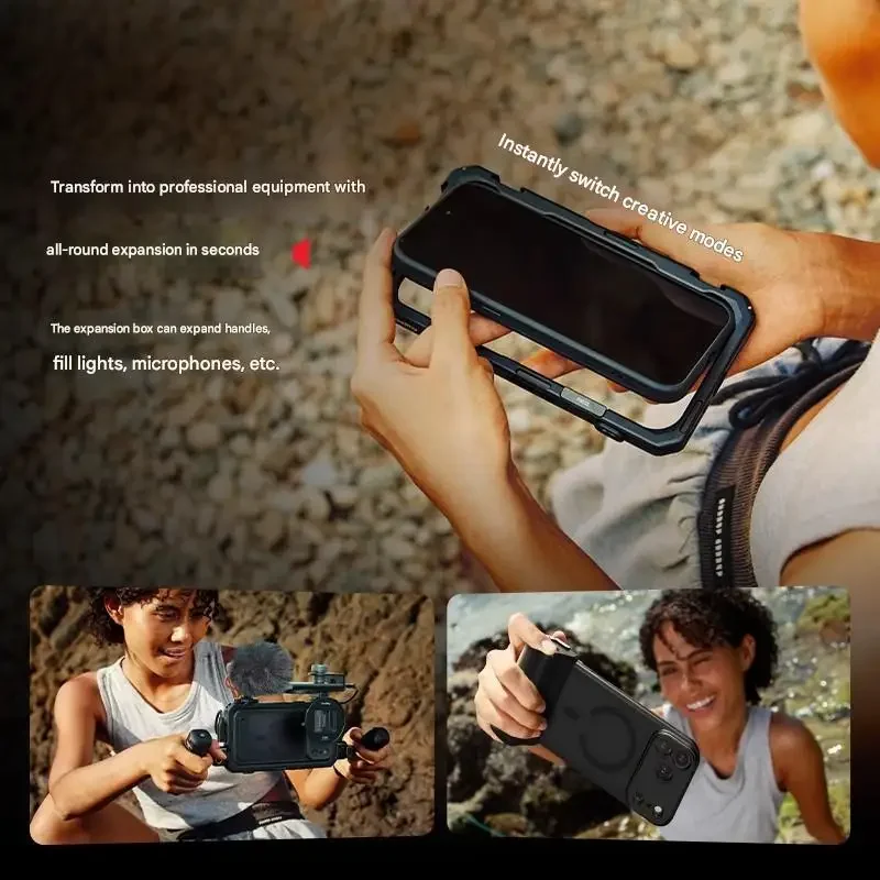 

SmallRig FilMov Photography Phone Case Protection Case Magnetic Suction Fashion for IPhone 17 Pro Max Photography Tool Gift