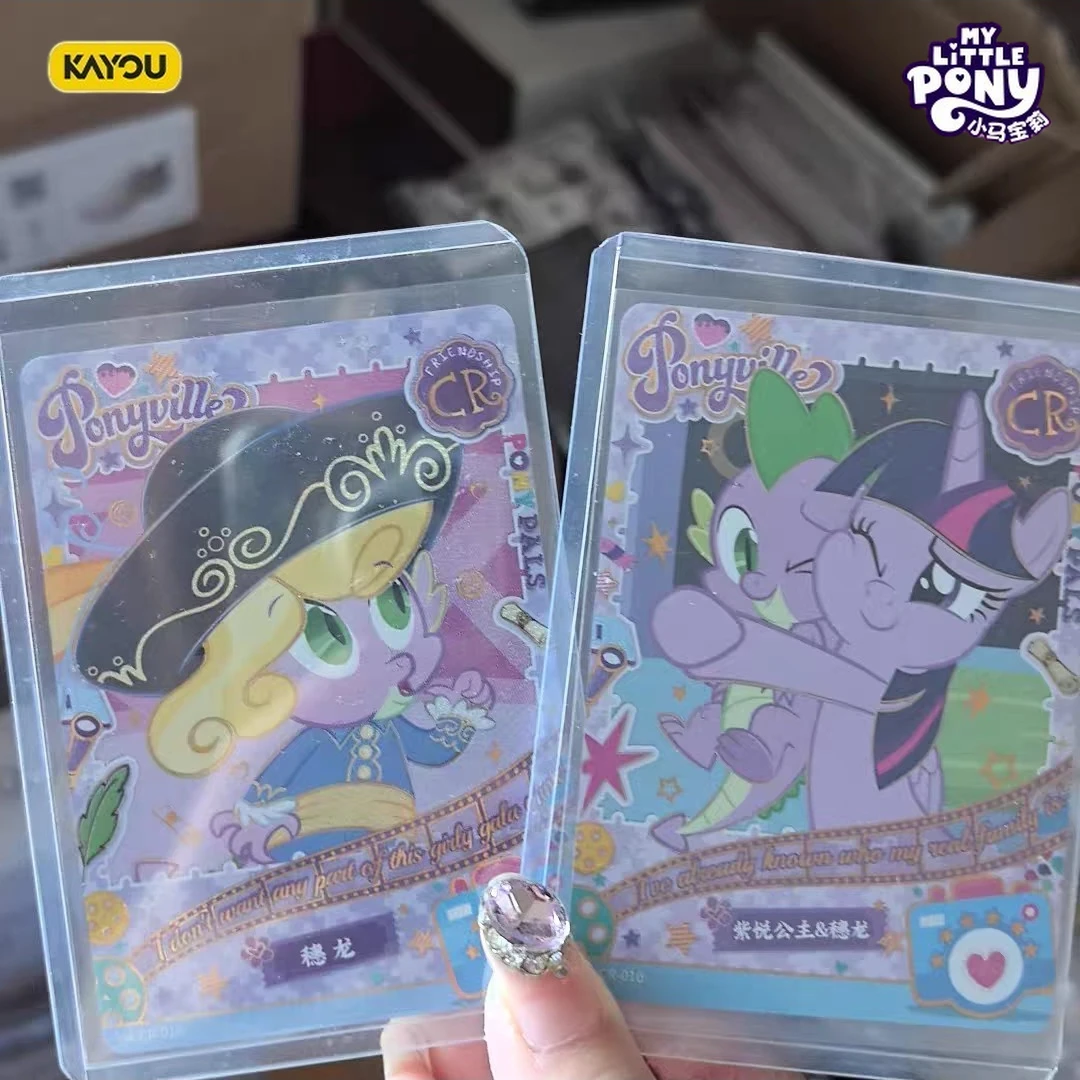 

Kayou Genuine My Little Pony Spike & Apple Jack 10 CR Rare Graded CCG — идеальная коллекционная карта аниме и подарок для фанатов