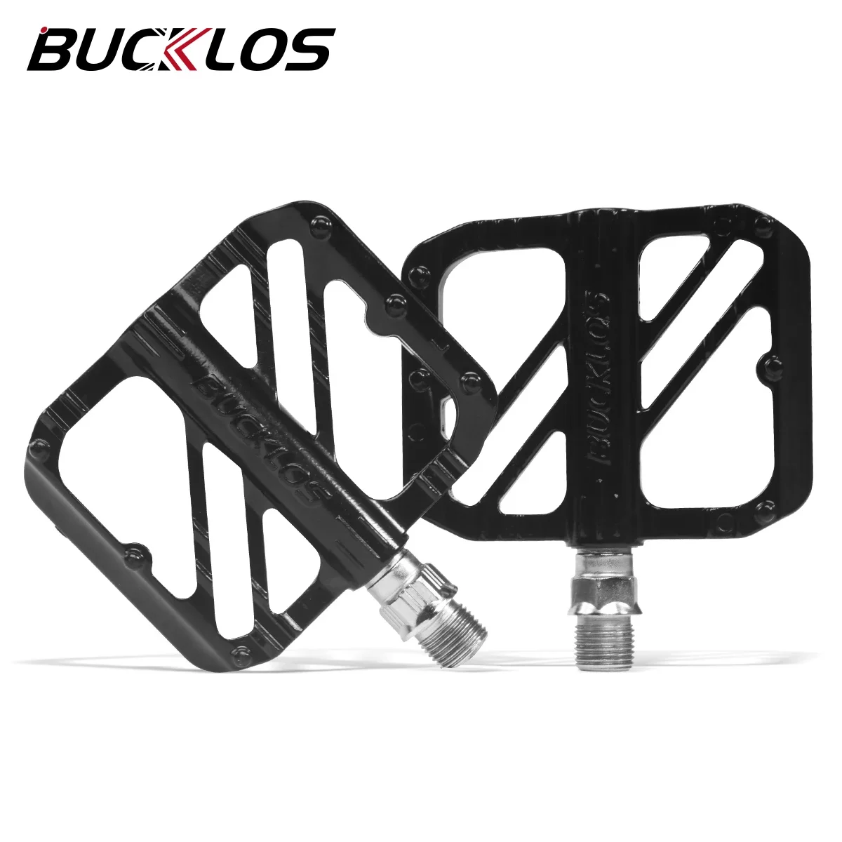 

BUCKLOS Ultralight Road Bicycle Pedal DU Bearing Non Slip Bike Pedal High Strength Mtb Platform Classic Pedals Cycling Parts