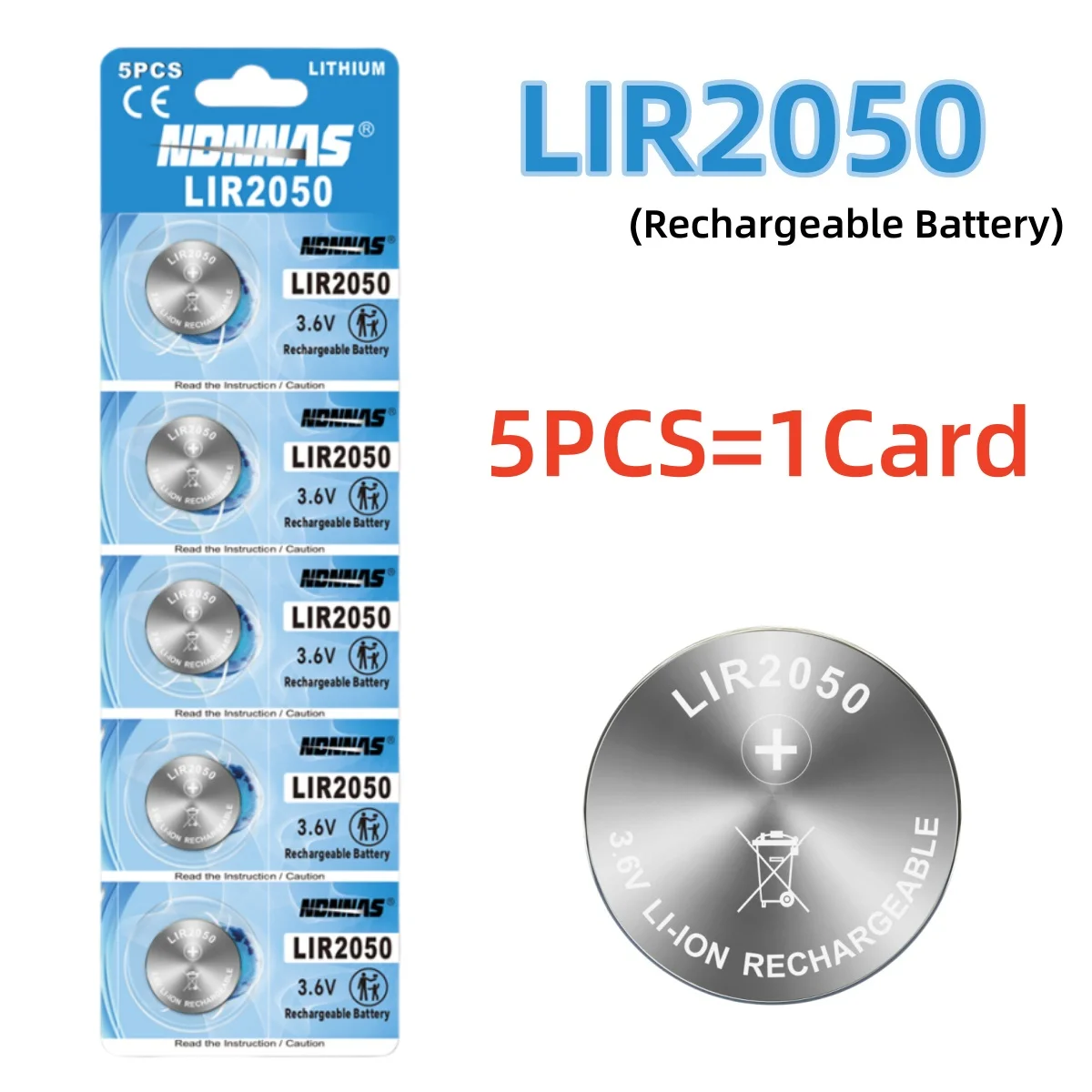 

5-60 шт. LIR2050 LIR 2050 3,6 В литиевая аккумуляторная батарея замена CR2050 для материнской платы компьютера электрические игрушки кнопочные элементы