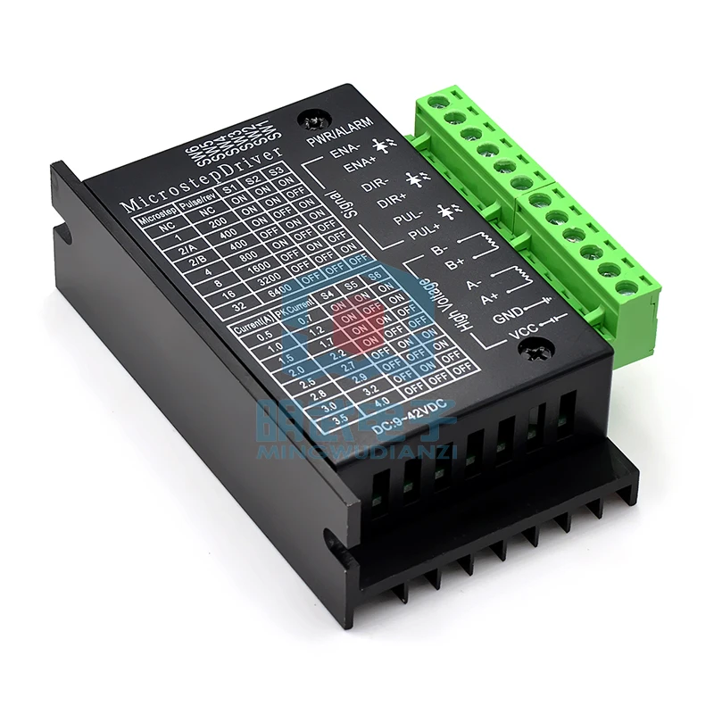 

42/57 Stepper Motor Driver TB6600 Upgrade Version 32 Subdivision 4.0A 42V (pulse 3-24V)