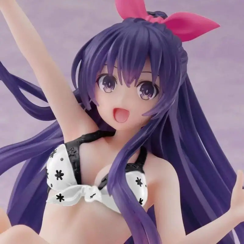 تاريخ حقيقي لايف ملابس السباحة الأميرة كابوس Tokisaki Kurumi Yatogami Tohka طوافة بلاستيكية للسباحة جامع نموذج لجسم لعبة هدية #5