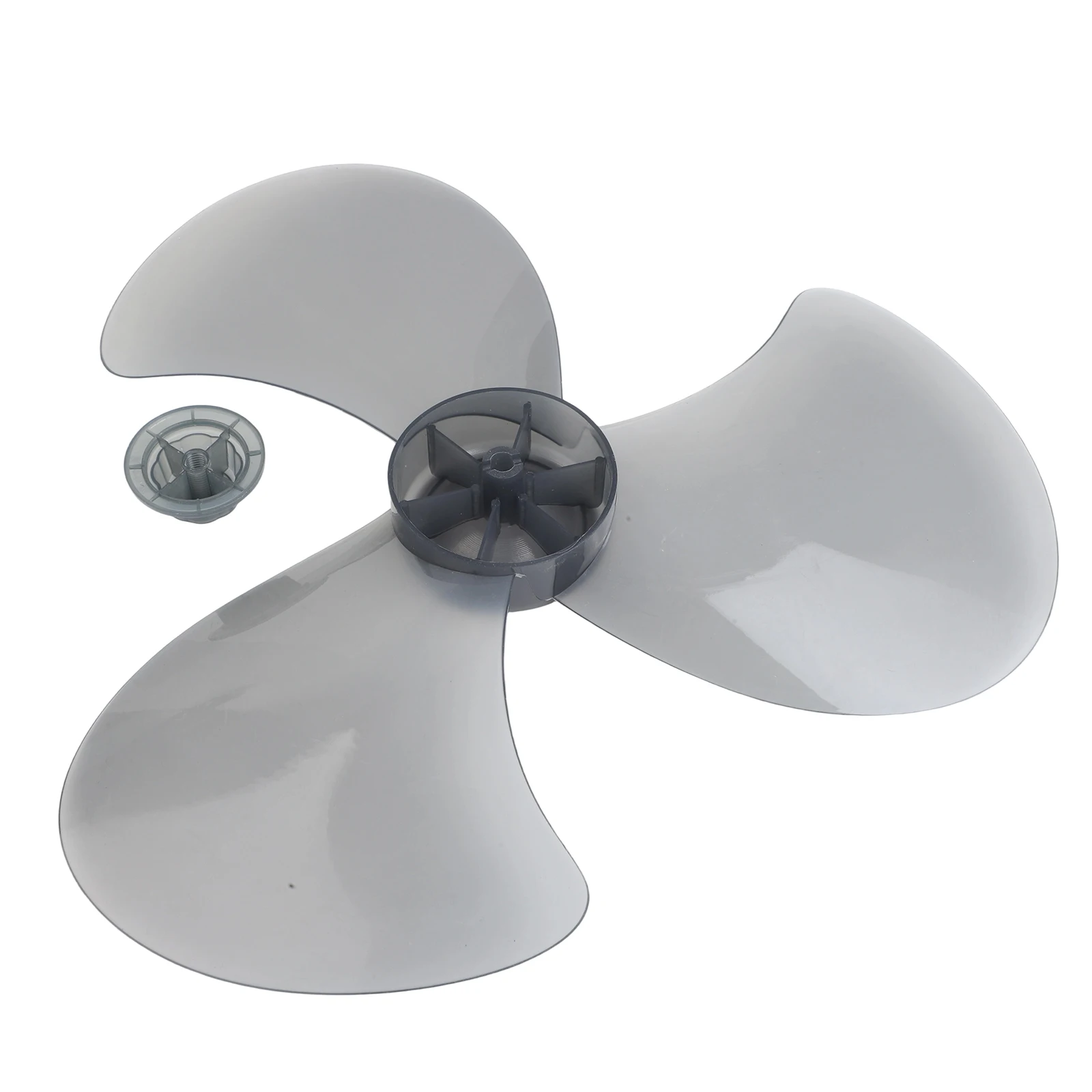 

16 Inch Fan Blades Replacement for Pedestal Fans Featuring Nut Cover Attachment and Quiet Aerodynamic Performance