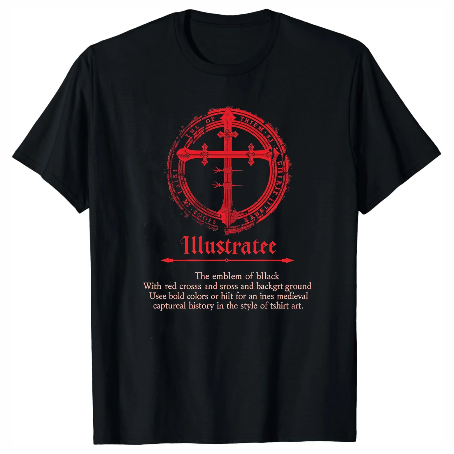 

Christian Knights Templar Shield Crusader Cross Emblem T-Shirt 100% Cotton O-Neck Short Sleeve Summer Casual Mens T-shirt