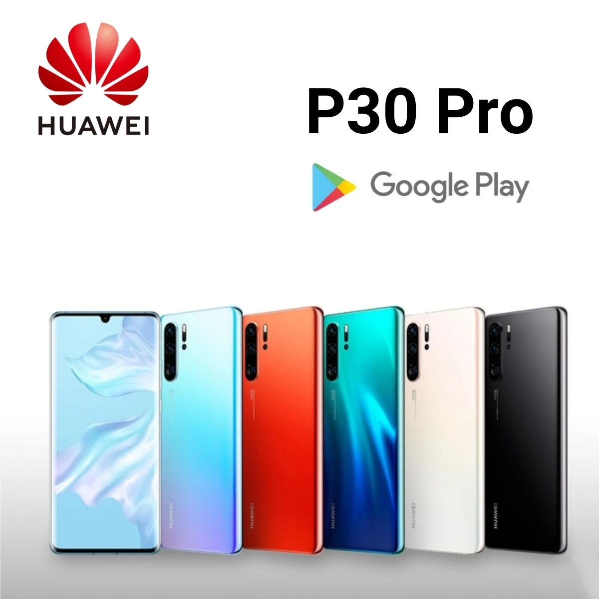 HUAWEI-P30 Pro, смартфон Android, 6,47 дюйма, 8 ГБ ОЗУ, 512 Гб ПЗУ, сотовый телефон, камера 40 МП, две SIM-карты, магазин Google Play, мобильные телефоны