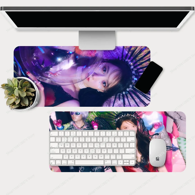 Cantor yoona ablum smartphone mousepad gaming mouse pad gamer acessórios para computador deskmat teclado protetor de mesa mause almofadas