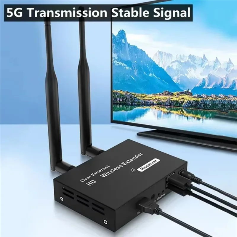 L52A-extensor inalámbrico Compatible 200M 1080P transmisión HD para proyector extensión de vídeo para ordenador portátil Monitor de TV