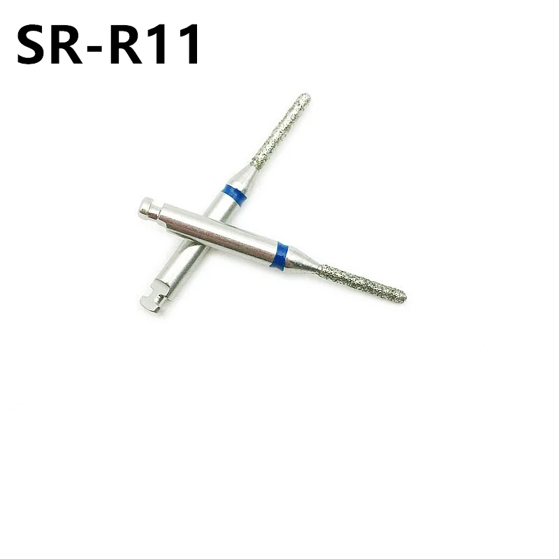 

10pcs/box RA Dental Diamond Burs Drill For Low Speed Handpiecs Polisher 2.35mm Shank Dentist Tools SR-R11