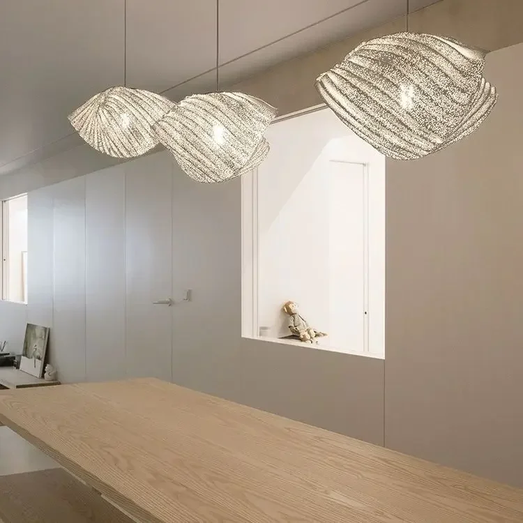 424 shell chandelier Nordic Shell Shaped Design pendant lamp for bedroom Living Room Restaurant Kitchen Island Modern Simple Lam