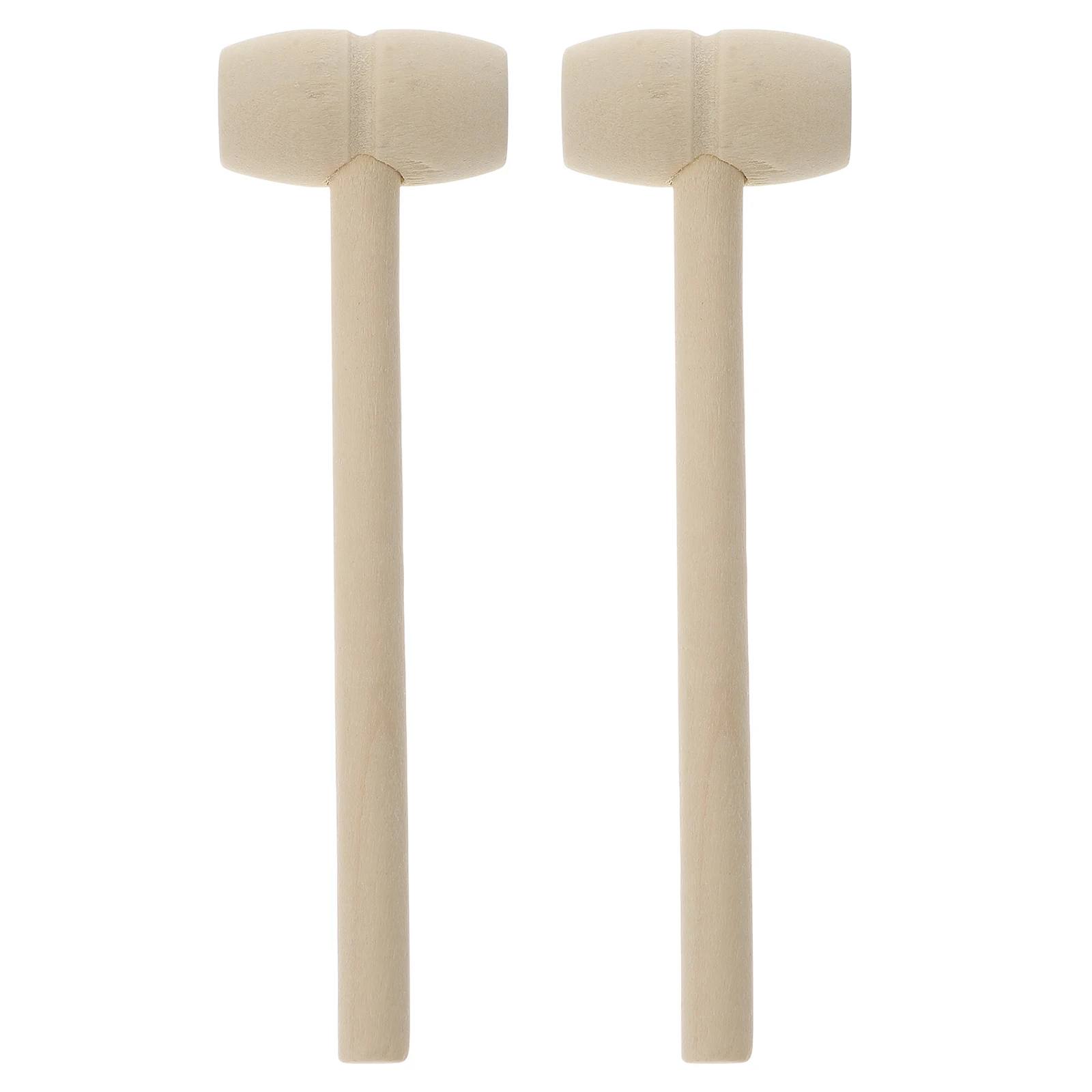 

36 Pcs Small Wooden Hammer Toy Baby Kids Toys Mallet Pounding for Lobster Toddler