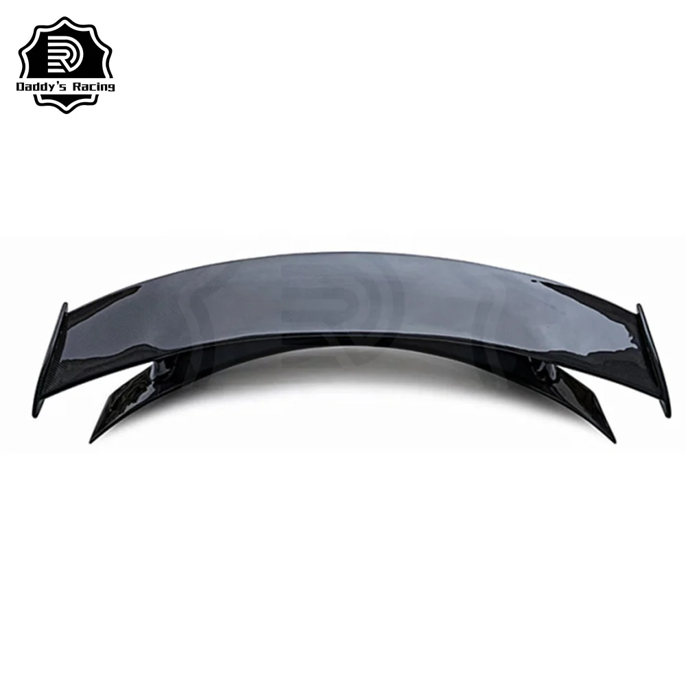 DD Style Carbon Fiber Rear Trunk Spoiler Wing Fit For Benz W205 C43 C Class Coupe 19-21 High Quality