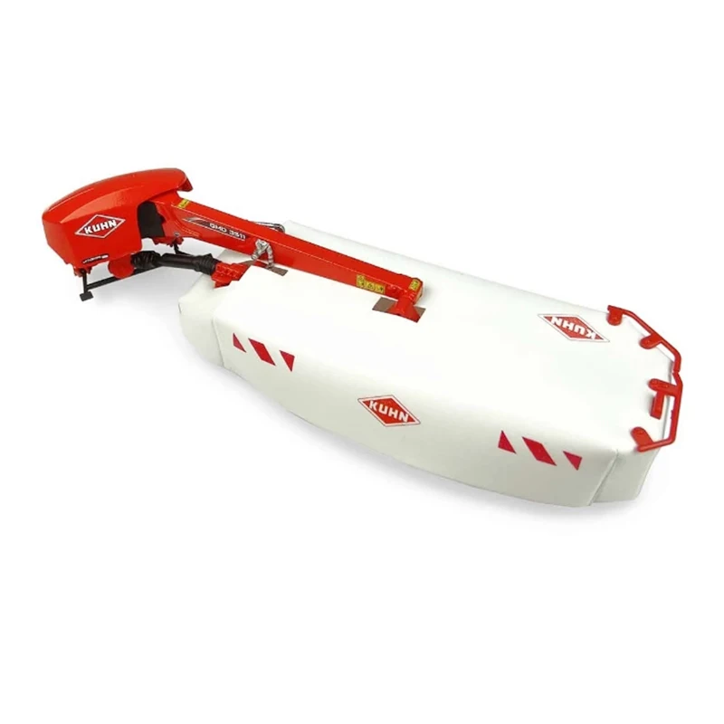 UH Diecast 1:32 Scale KUHN GMD 3511 Tractor Push-head Alloy Agricultural Machinery Model Collection Souvenir Ornaments Gift