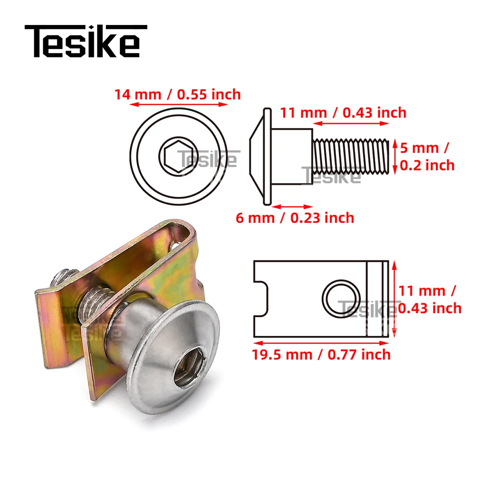لسوزوكي GSXR600 GSXR750 GSXR1000 GSXR1250S GSXR 600 750 1000 K1 K2 K3 K4 K5 K6 K7 K8 K9 K11 M5 هدية مسامير الفولاذ المقاوم للصدأ