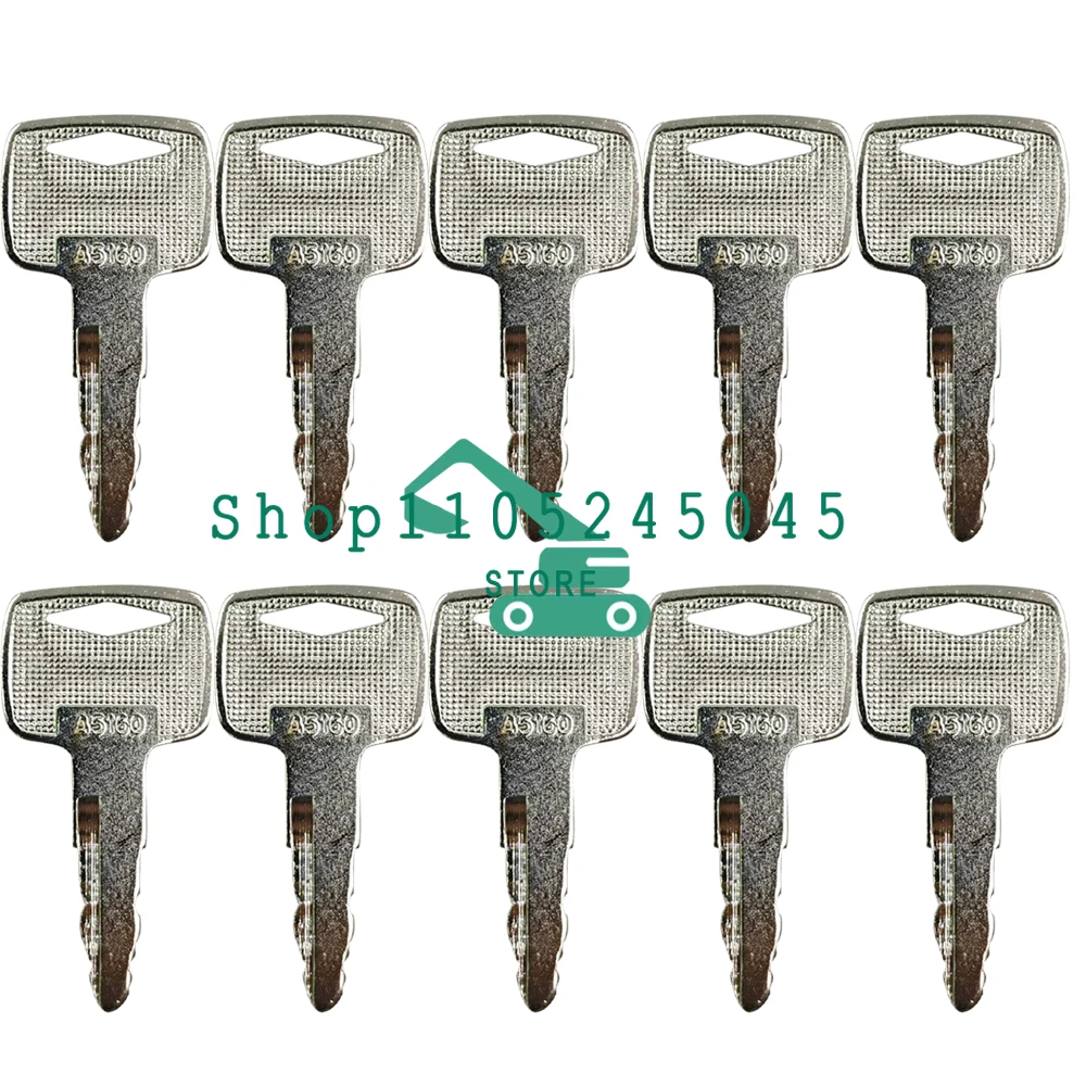 

50 шт. высококачественных ключей зажигания для погрузчиков 91A07-01910 A5160