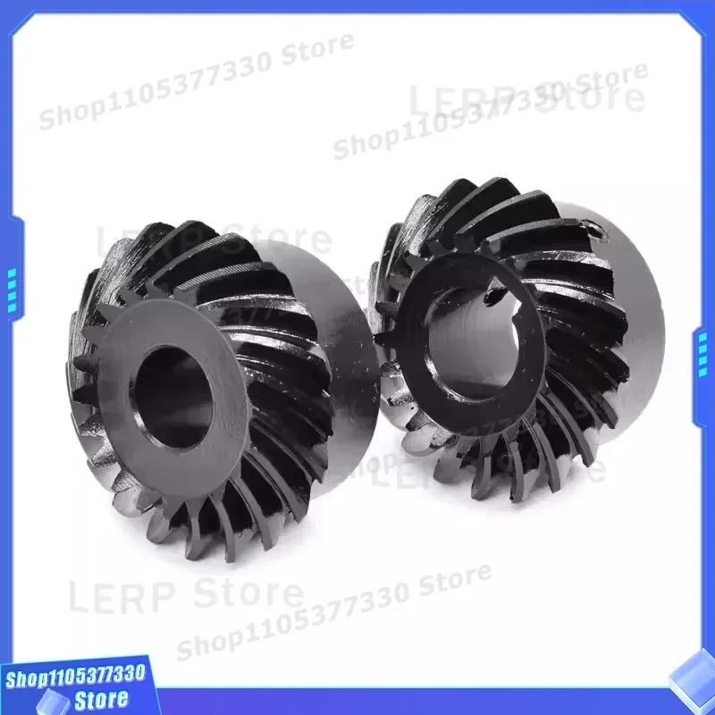 High Precision 18 Tooth Spiral Bevel Gear 45 Steel Hardened Pinion 4m Module 1 1 Ratio for Industrial Machinery Transmission