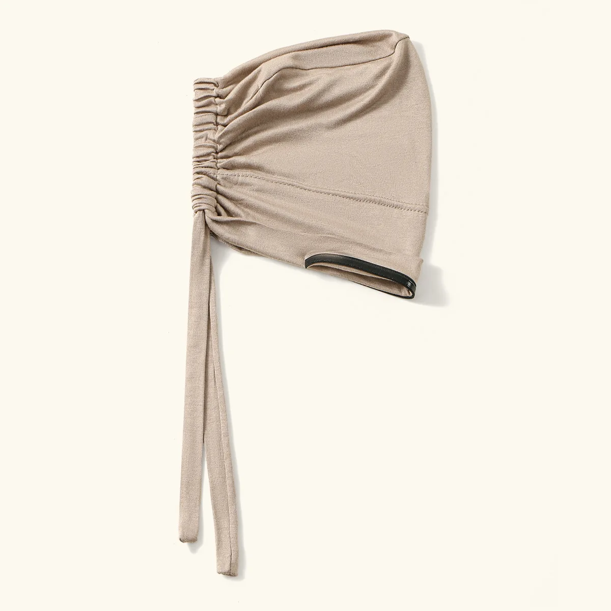 Lindo sombrero con lazo de cinta para niña dulce, versión coreana, versátil para todas las ocasiones, sombrero azul marino plano en forma de letra, pañuelo para la cabeza