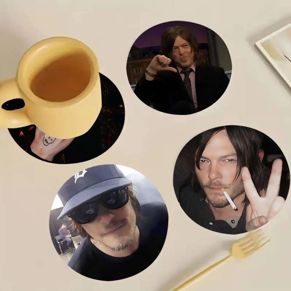 D-Daryl D-Dixon Heat-Resistant Pine Coasters Lightweight Sturdy for All Drinkware Easy to Clean