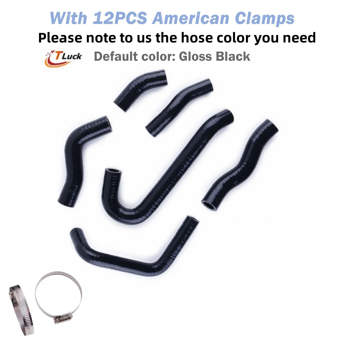 6 قطعة لهوندا NSR250 MC21 MC28 PMG3 PMG4 1990-1999 سيليكون المبرد المبرد أنابيب خرطوم الأنابيب عدة #6