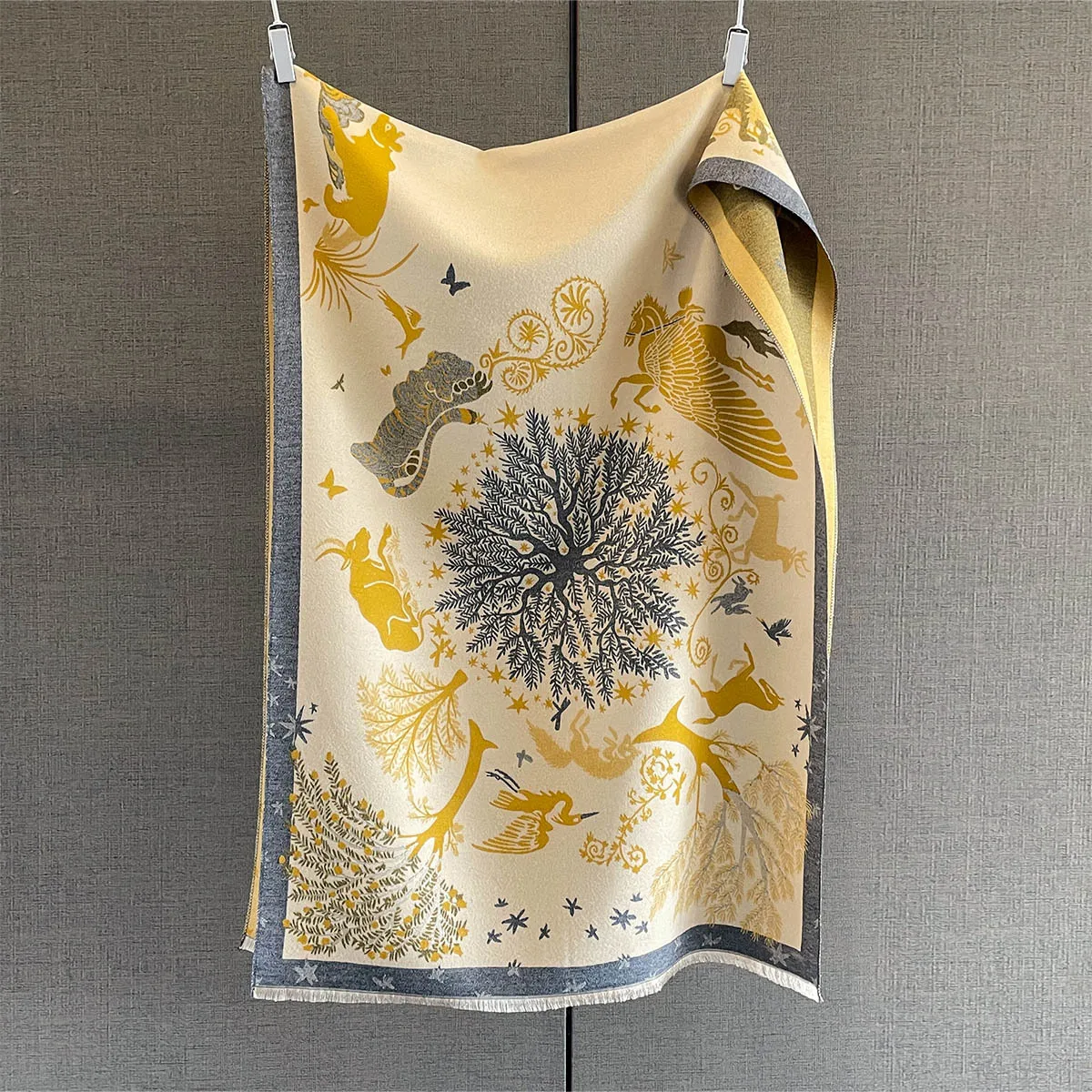 

Luxury Cashmere Retro Scarf Autumn Winter Fashion Thick Warm Designer Scarves Blanket Wrap Bufanda Poncho Echarpe Pashmina Stole