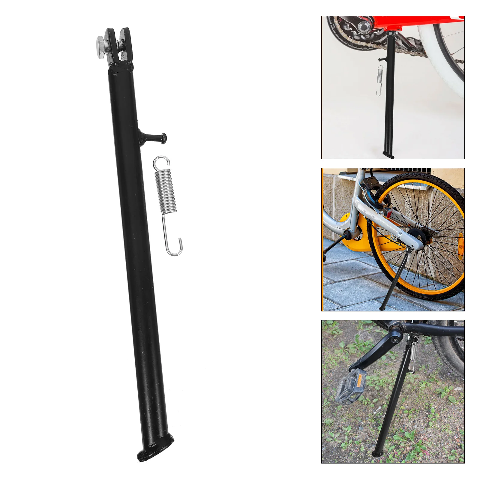 

Universal Motorcycle Kickstand 50Cc-300Cc Metal Side Stand Foot Support Scooter Parts Replacement Durable Stable Parking Assist