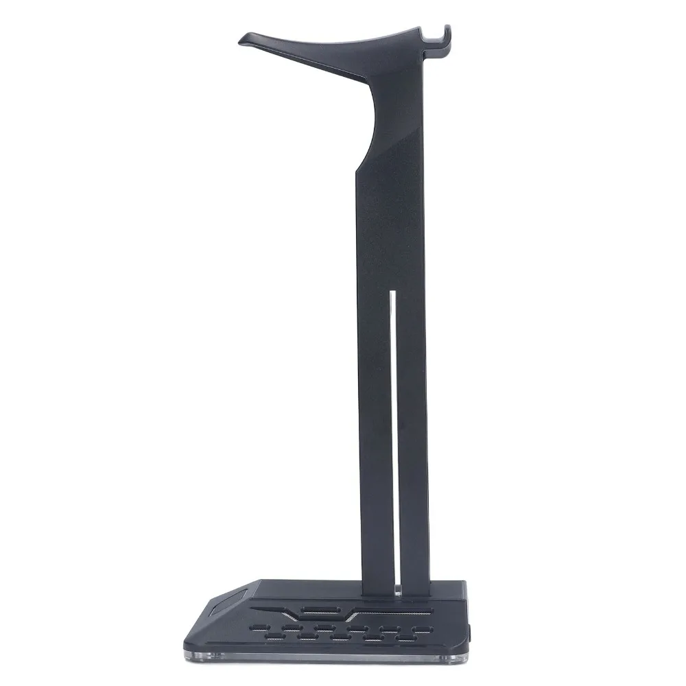 2 USB 2.0 Ports Universal Desktop RGB Headphone Stand Multi Light Mode Adjustable Gaming Headset Holder LED Headphone Holder view 3